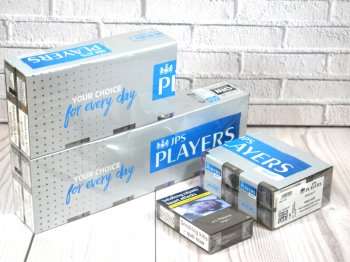 Players Bright Blue Kingsize Cigarettes 10 cartons