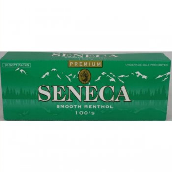 Seneca Smooth Menthol 100’s Soft box cigarettes 10 cartons