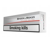 Benson & Hedges Silver Slide Box cigarettes 10 cartons