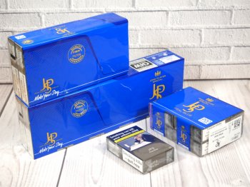 JPS Real Blue Kingsize Cigarettes 10 cartons