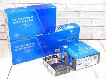 Windsor Blue Real Blue Superking Cigarettes 10 cartons