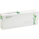 Capri Menthol Jade Super Slim 100 Box cigarettes 10 cartons