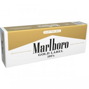 Marlboro Gold Label 100’s Box cigarettes 10 cartons