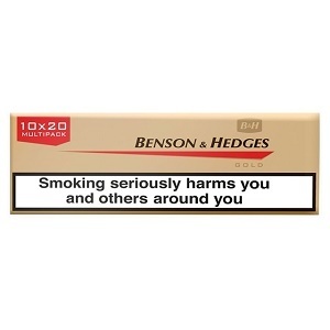 Benson & Hedges gold King Size Box cigarettes 10 cartons