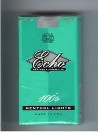 Echo Menthol Gold 100’s Soft box cigarettes 10 cartons