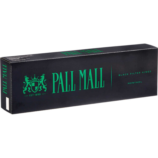 Pall Mall Menthol Black Filter Kings Box Cigarettes 10 cartons