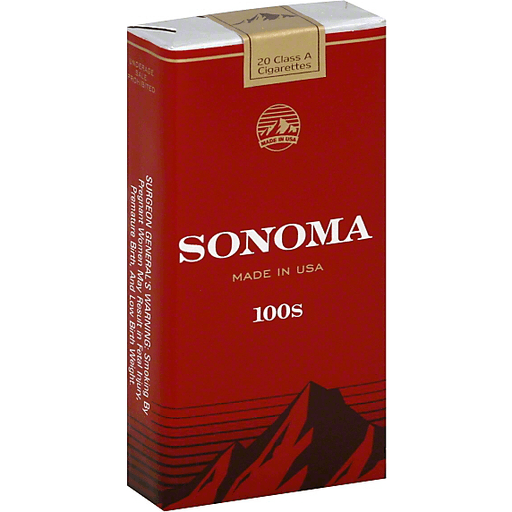 Sonoma Red 100’s Soft cigarettes 10 cartons