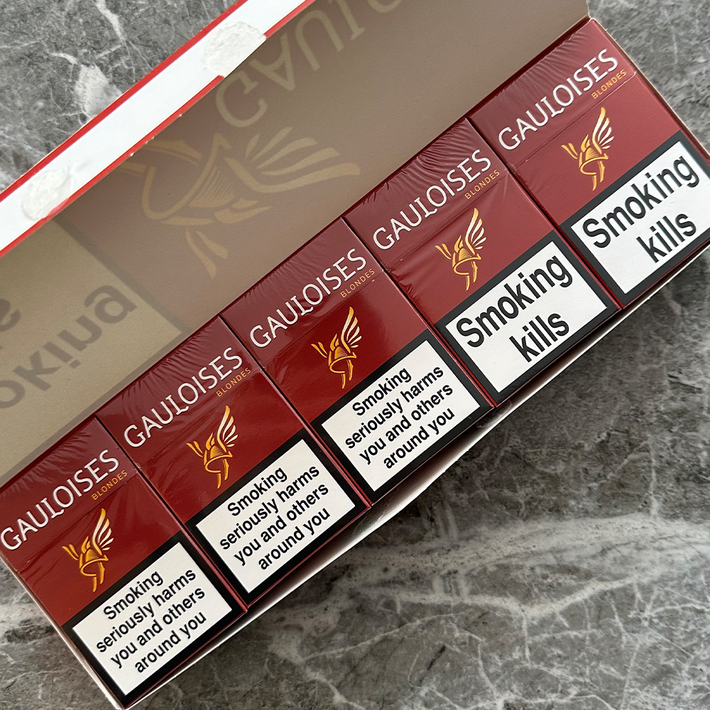 Gauloises Blondes Red Cigarettes 10 cartons